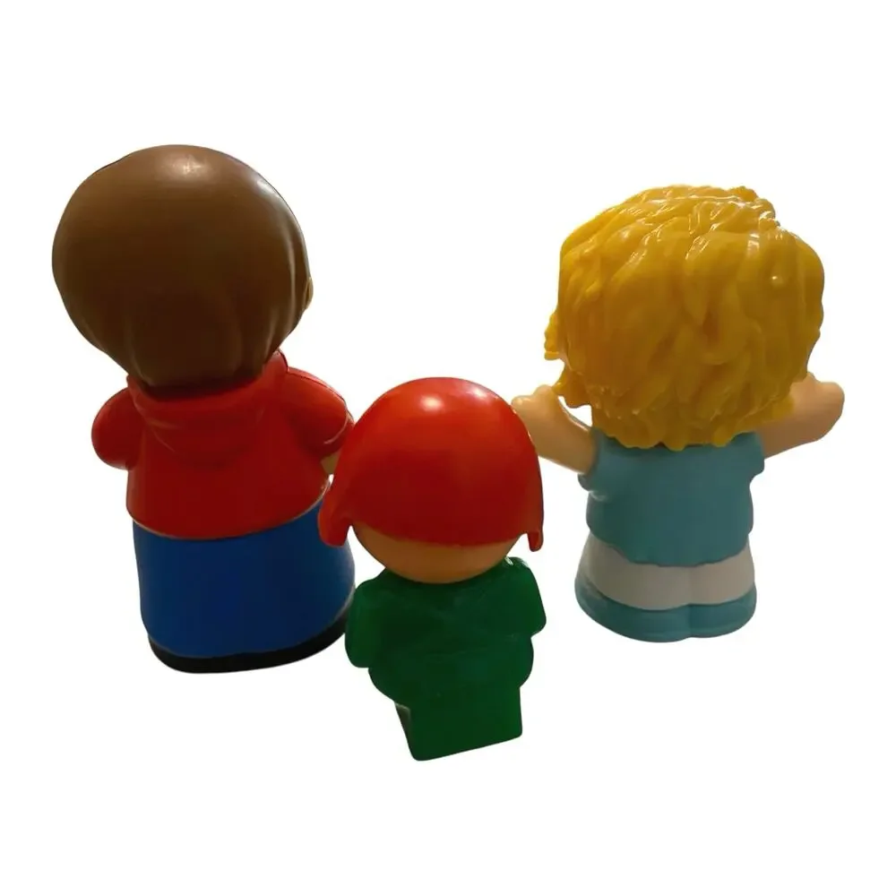 Vintage Fisher-Price Little People Big Helpers Family figures - Mom, Dad & Baby